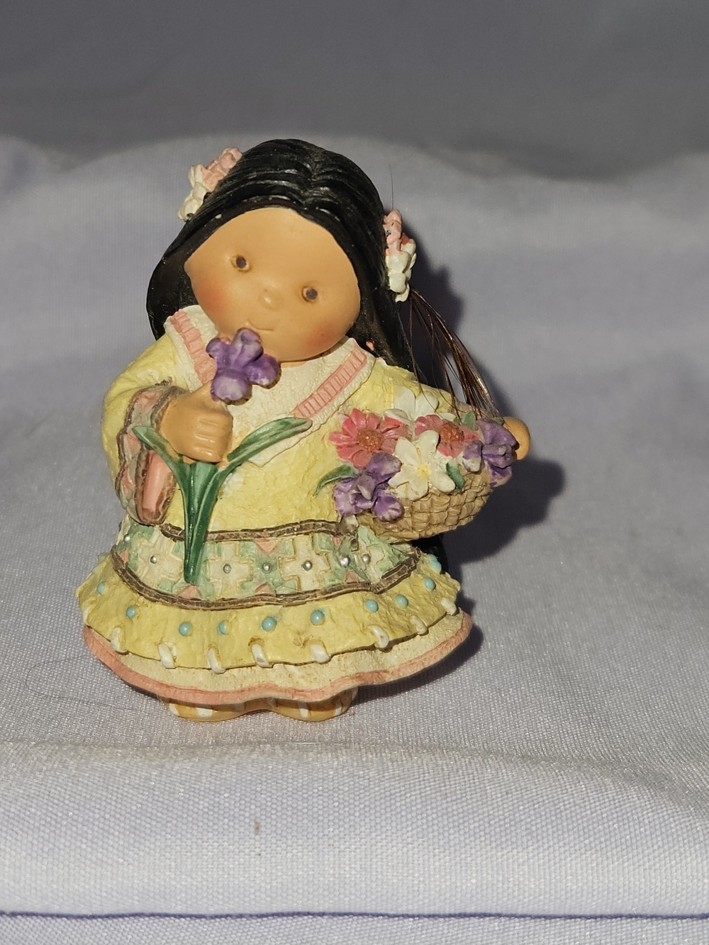 Friends Of The Feathers: Girl With Flowers